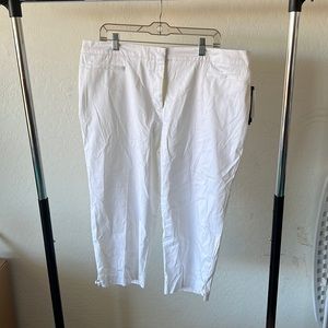 Capri White Pants